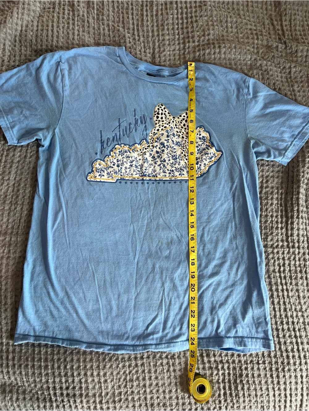 UK Kentucky Blue Bow Aesthetic Tee - Size M - UK Game Day Perfect 💙 - Picture 4 of 8